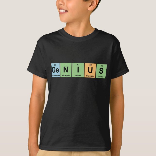 T-shirt Génie - éléments (Devant)