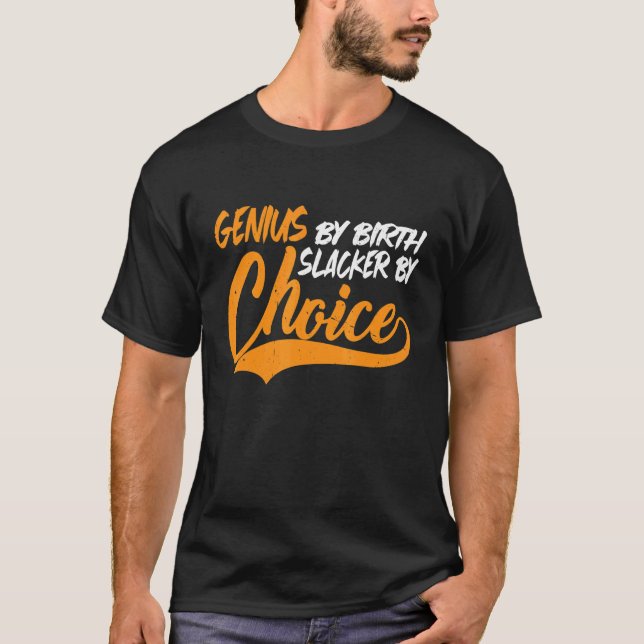 T-shirt Génie Par Blessure De Naissance Par Choix (Devant)
