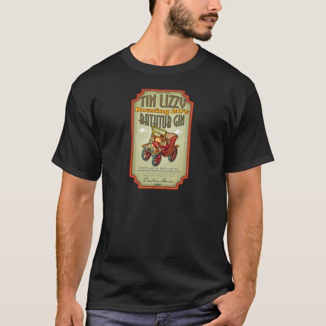 T-shirt Genièvre de baignoire de Lizzy de bidon (Devant)