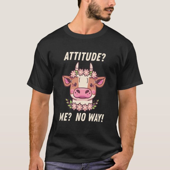 T-shirt Génisse sans façon   Vache (Devant)