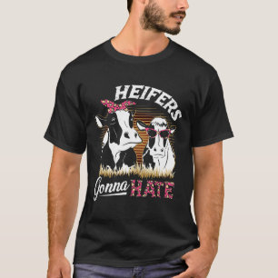 T-shirt Génisses Vont Détester Agriculteur Éleveur Laitier