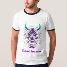 Genjiwear Cyber Oni Mask Tee – Asie futuriste De