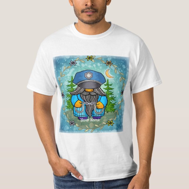 T-shirt Génome policier (Devant)