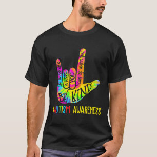 T-shirt Genre Asl Love Signer Langue Sensibilisation sur l
