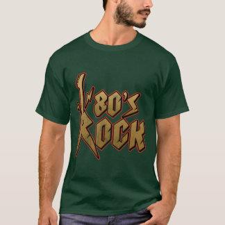 T-shirt Genre de musique rock des années 80 Huitième vibe