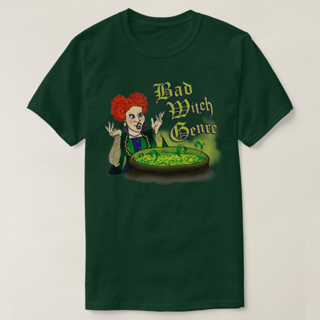 T-shirt Genre de sorcière incorrect (Design devant)