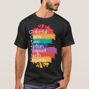 T-shirt Genre Genderstar Rainbow Color