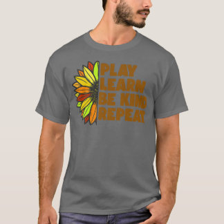 T-shirt Genre Jouer Apprendre Être Genre Répéter Jour de l