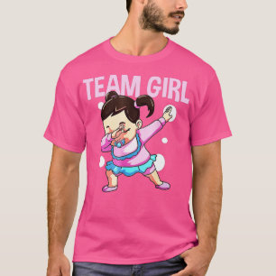 T-shirt Genre Reveal Party Pink Baby Faire-part Team Gi