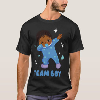 T-shirt Genre Reveal Party Team boy Baby Faire-part Gif