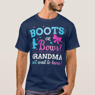 T-shirt Genre révéler bottes ou arcs grand-mère apparie