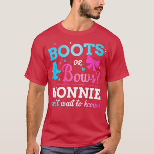 T-shirt Genre révéler bottes ou arcs nonnie correspondant 