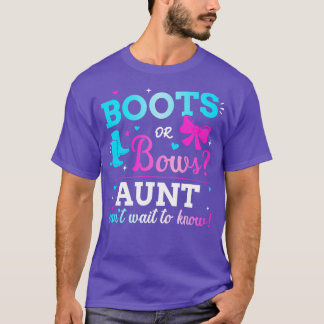 T-shirt Genre révéler bottes ou arcs tante correspondant b