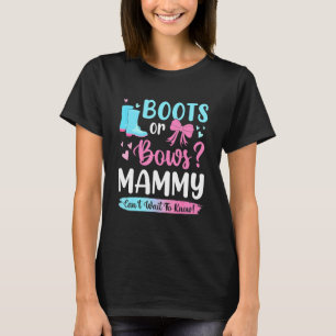 T-shirt Genre Révéler Bottes Ou Vaches Mammy Correspondant
