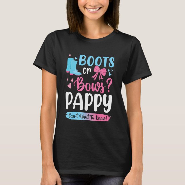T-shirt Genre Révéler Bottes Ou Vaches Pappy Correspondant (Devant)