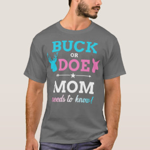 T-shirt Genre révéler buck ou la mère jumelle bébé fête