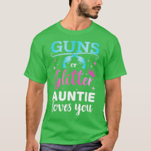 T-shirt Genre révéler des armes ou des tantes de parties s