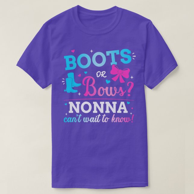 T-shirt Genre révéler des bottes ou des arcs nonna corresp (Design devant)