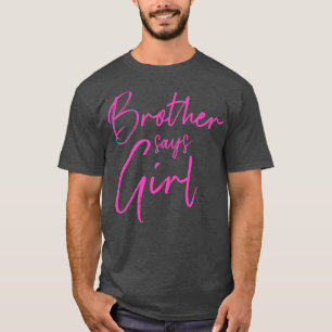 T-shirt Genre révéler frère dit fille appariement famille