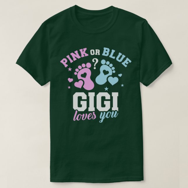 T-shirt Genre révéler gigi (Design devant)