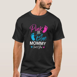 T-shirt Genre Révéler maman Baby shower Maman Grossesse An