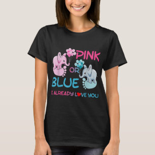 T-shirt Genre Révéler rose ou bleu garçon ou fille Suppl