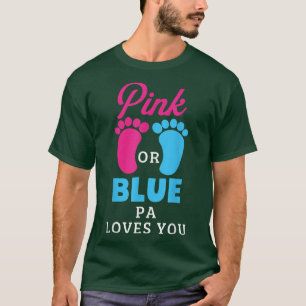 T-shirt Genre Révéler Rose Ou Bleu Pa Vous Aime