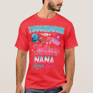 T-shirt Genre révéler Touchdowns ou Tutus Nana Matching Ba