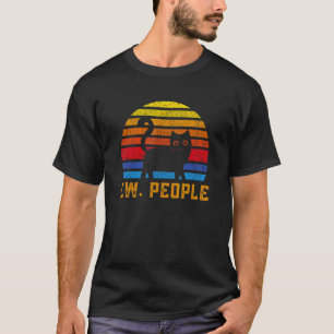 T-shirt Gens dégoûtants  Chat Rétro  Design d'introverti V
