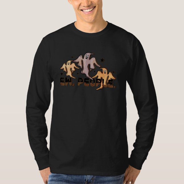 T-shirt Gens dégueu Fantôme Halloween (Devant)