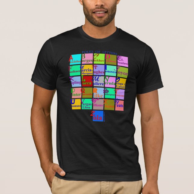 T-SHIRT GENS DES LETTRES (Devant)