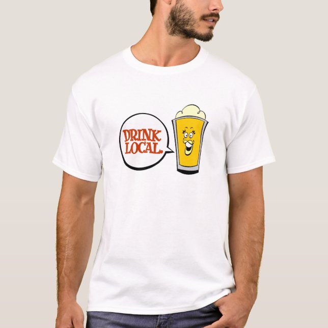 T-shirt Gens du pays de boissons (Devant)