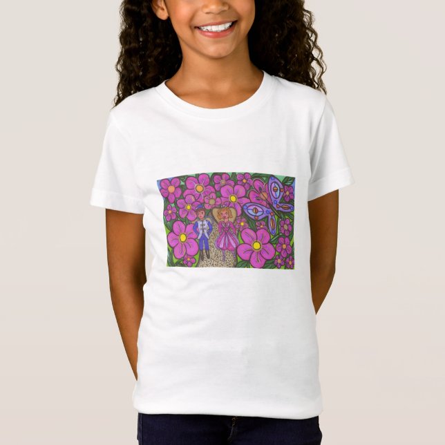 T-Shirt Gens Nee - prince et princesse Fairy Land - (Devant)