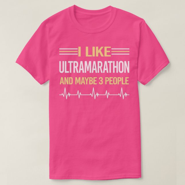 T-shirt gens ultra-distance ultramarathon course (Design devant)
