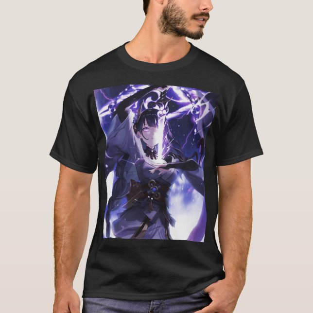 T-shirt Genshin impact Baal #1 (Devant)