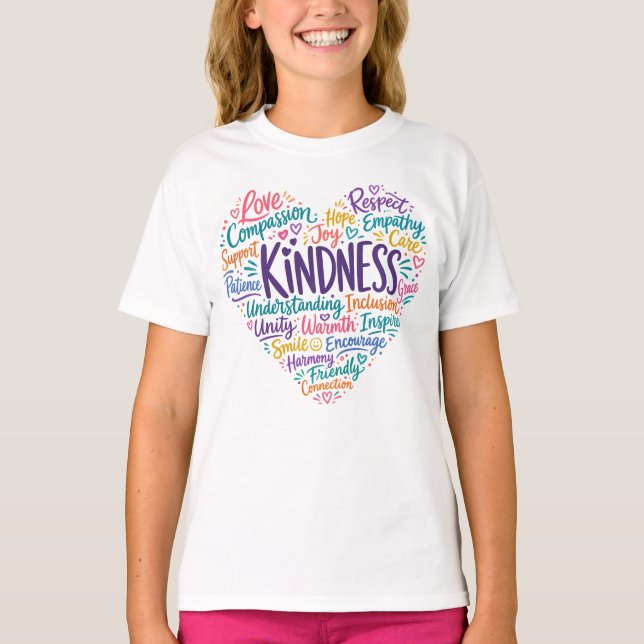 T-shirt Gentillesse compassion empathie et respect (Devant)