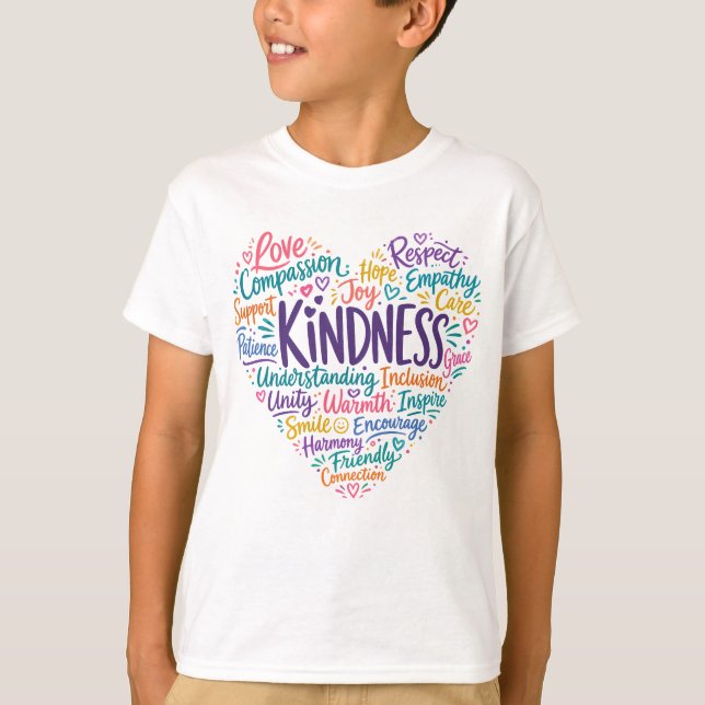 T-shirt Gentillesse compassion empathie et respect (Devant)