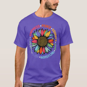 T-shirt Gentillesse Paix Égalité Amour Espoir Diversité Hu