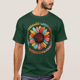 T-shirt Gentillesse Paix Égalité Amour Espoir Diversité Hu