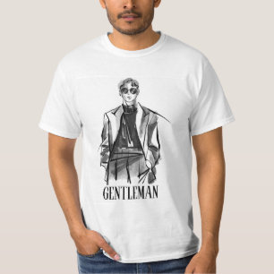 T-SHIRT GENTLEMAN ATTITUDE SAUVER LA TCHIRTE BLANCHE DES H
