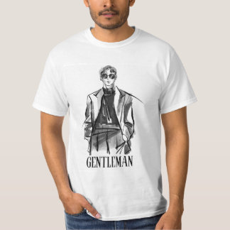 T-SHIRT GENTLEMAN ATTITUDE SAUVER LA TCHIRTE BLANCHE DES H