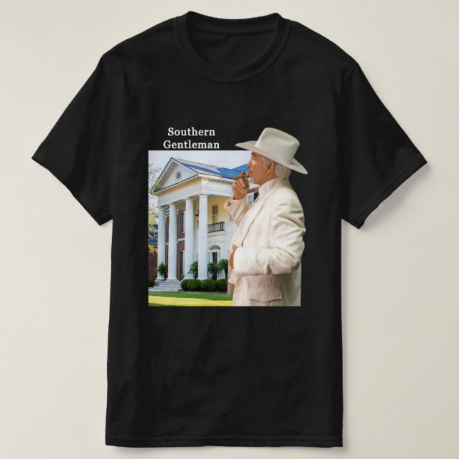 T-shirt Gentleman du Sud (Design devant)