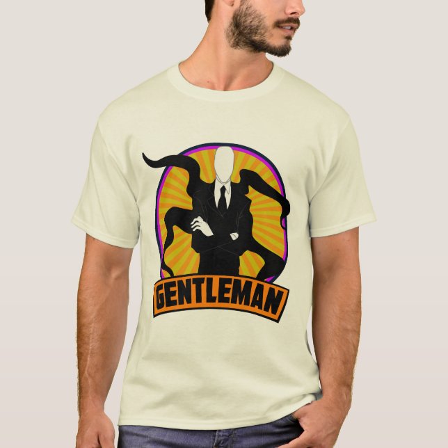 T-SHIRT GENTLEMAN SLENDERMAN (Devant)