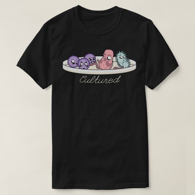 T-shirt Gentlemen Microbes (Design devant)