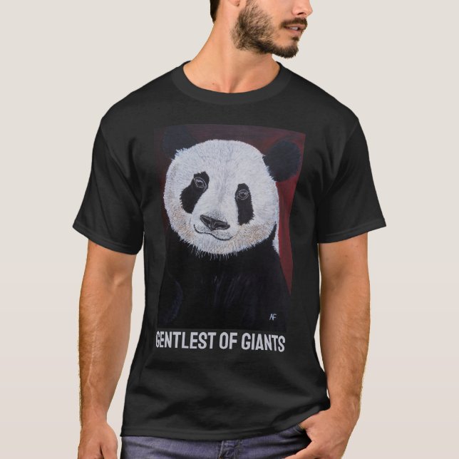T-shirt Gentlest of Giants Peinture par Alfred Fox (Devant)