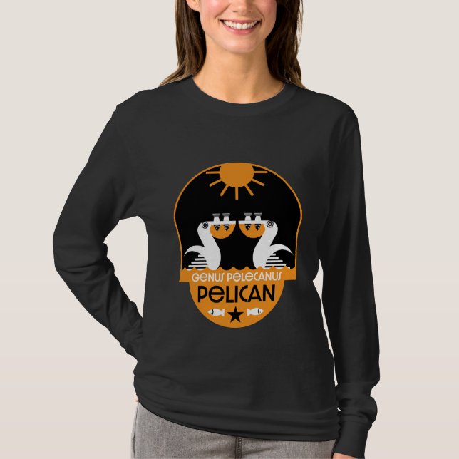 T-shirt Genus Pelecanus Bird Art (Devant)