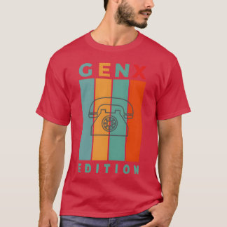 T-shirt GENX EDITION Vintage Phone Design