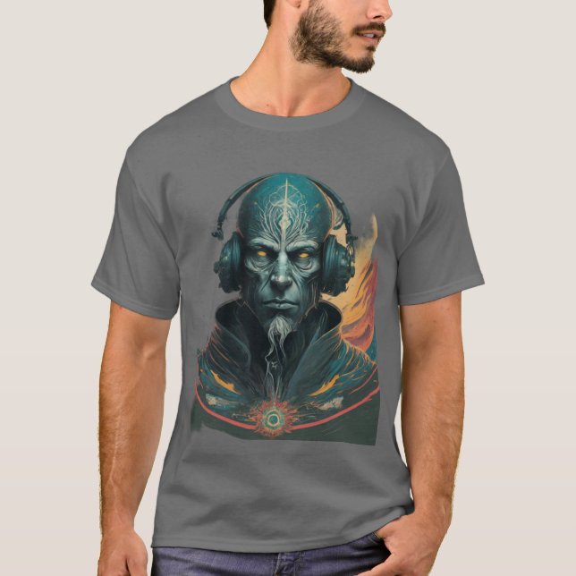 T-shirt Geo Beats : DJ of the Earth (Devant)