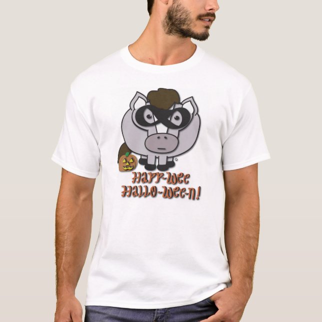 T-shirt Geo-petit de message de Halloween ! (Devant)