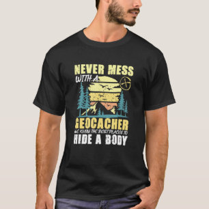 T-shirt Géocachage Au Trésor Géocache Ne Manque Jamais Ave